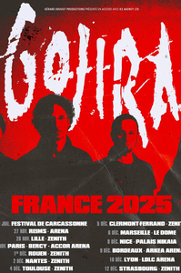 Gojira en concert à Paris en 2025